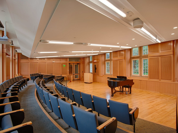 We provided the acoustical wall paneling, wall panels and trim for this very effective performance space. 