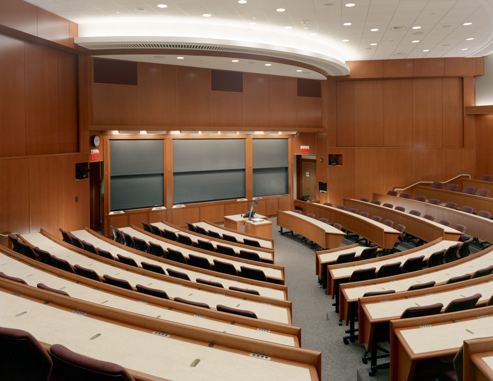 MRW fabricated the wall panels that enhance this space. MRW worked closely with Harvard, Shawmut and Baker Design Group to create a state-of-the-art lecture hall for Harvard.
