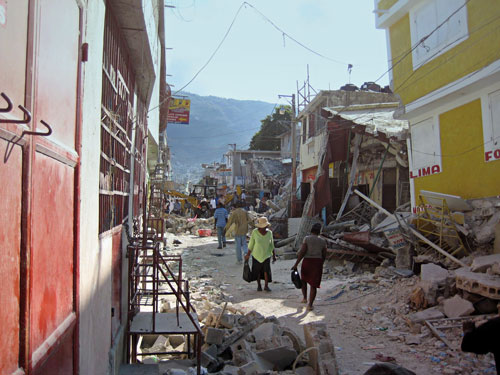 Haiti destruction